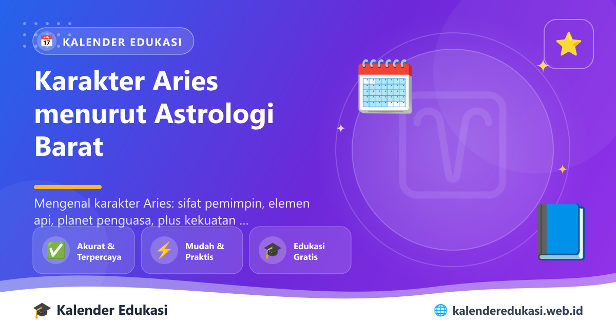 Karakter Aries menurut Astrologi Barat