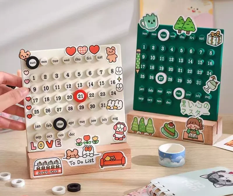 Kalender Meja Abadi – Permanent DIY Calendar by Lelly_id